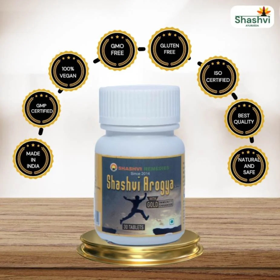 Shashvi Arogya Gold Vati: Boost Your immunity Naturally!