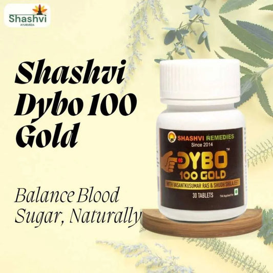 Shashvi Dybo 100 Gold – Natural Diabetes Support & Blood Sugar Regulator
