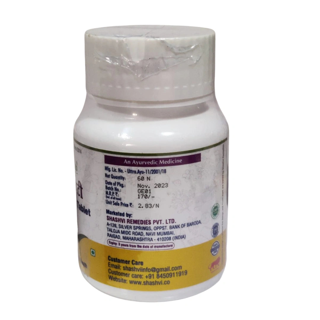 Shashvi Gokshuru Extract Tablets-Ayurvedic Supplement for Urinary Health, Vitality & Stamina - Shashvi Ayurveda
