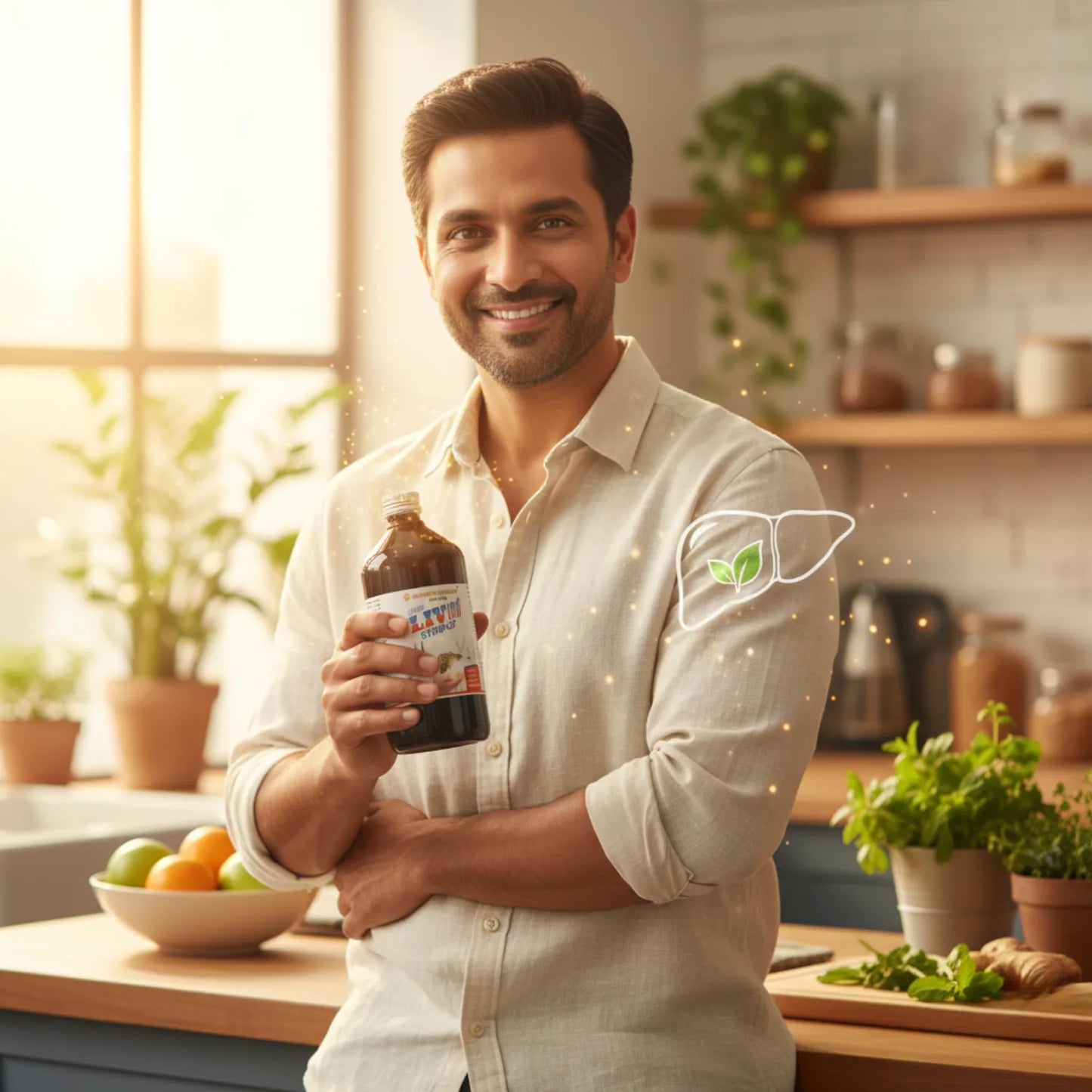Ayurvedic daily liver care supplement for energy and healthy digestion. Natural Ayurvedic liver syrup for detox and digestion from Shashvi Ayurveda