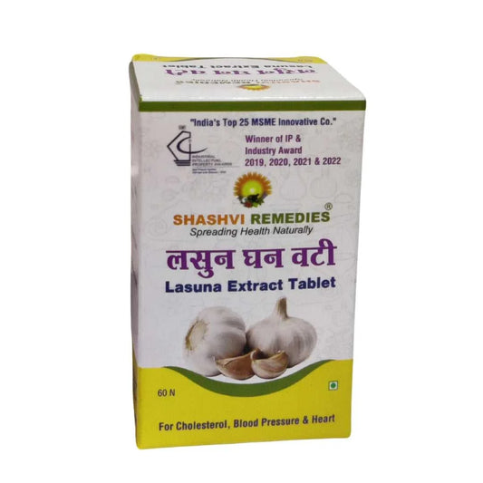 Shashvi Lasun Extract Tablets- Ayurvedic Heart Health & Immunity Support - Shashvi Ayurveda