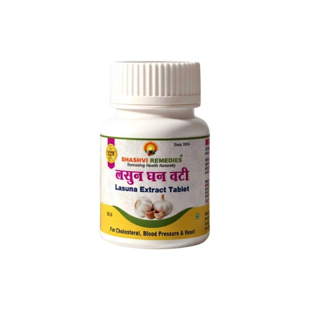 Shashvi Lasun Extract Tablets- Ayurvedic Heart Health & Immunity Support - Shashvi Ayurveda