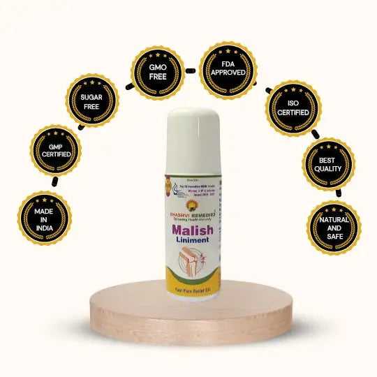 Malish Liniment Roll-On : Your Herbal Solution for Pain Relief - Shashvi Ayurveda