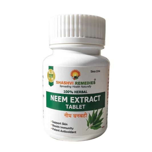 Shashvi Neem Extract Tablets -Ayurvedic Skin & Immunity Support - Shashvi Ayurveda