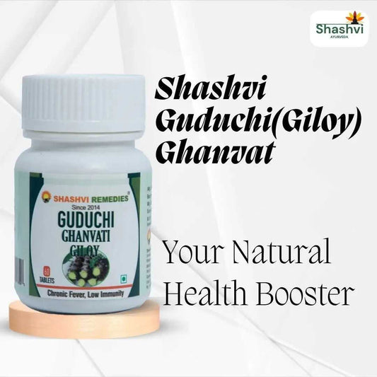Pure Giloy extract tablets for natural fever relief, immunity support, and body detox