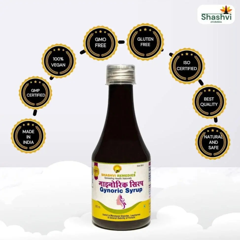 Shahsvi Gynoric Syrup: A Natural Solution for Women's Health - Shashvi Ayurveda
