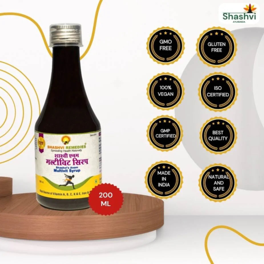 Shashvi Anum Multivit Syrup for Weakness - Shashvi Ayurveda