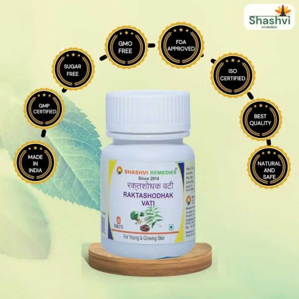 Shashvi Raktashodhak Vati-The Ultimate Blood-Purifying Solution - Shashvi Ayurveda
