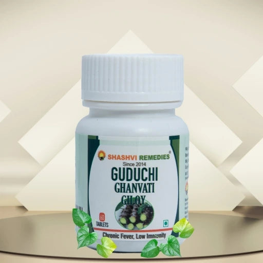 Shashvi Giloy Ghanvati - Best Ayurvedic immunity booster for fever, detox, and overall health.