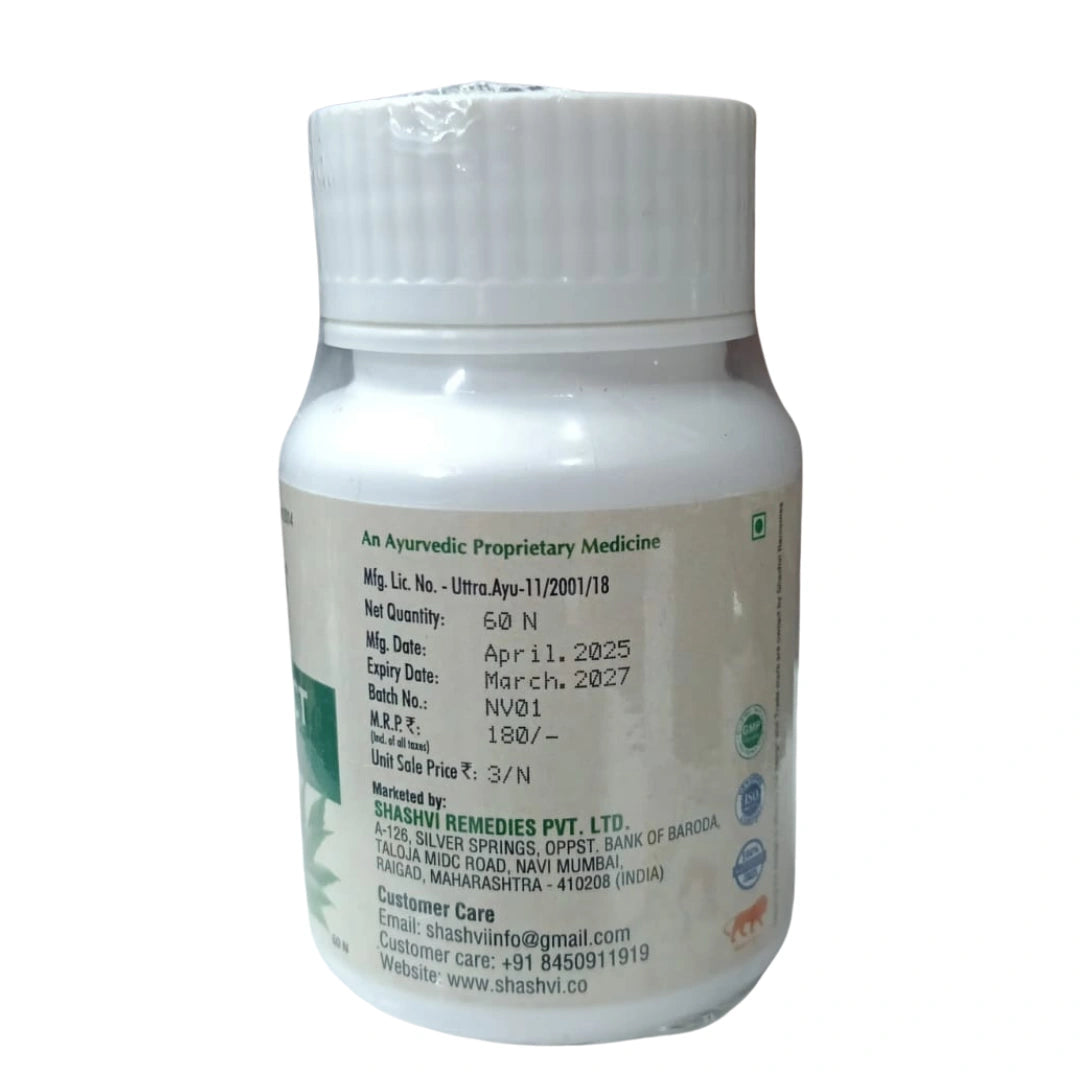 Shashvi Neem Extract Tablets -Ayurvedic Skin & Immunity Support - Shashvi Ayurveda