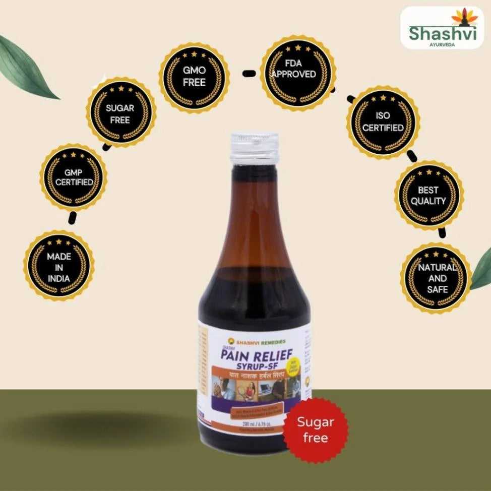 Shashvi Pain Relief Syrup Sugar-free: Your Natural Solution to Pain - Shashvi Ayurveda