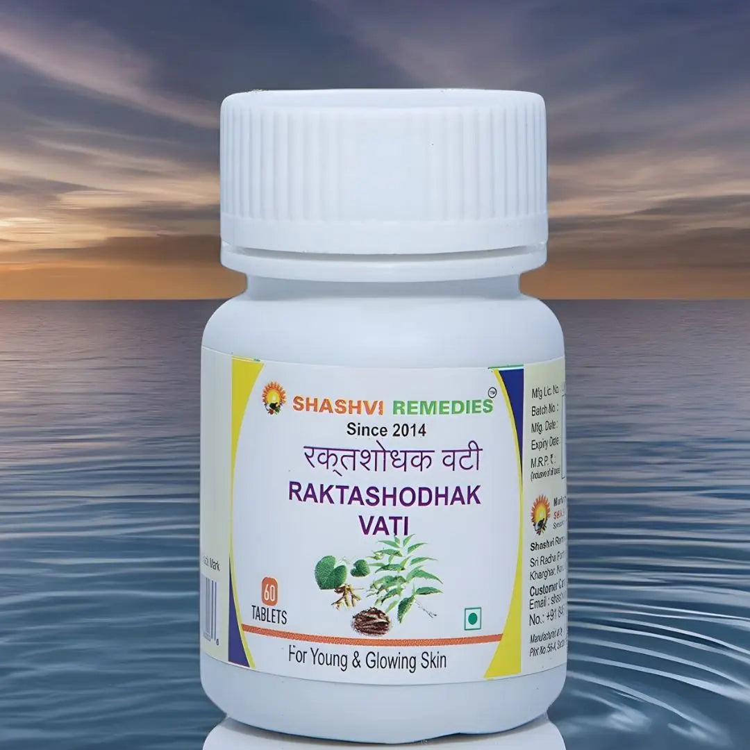 Purify Your Blood, Glow Naturally – Shashvi Raktasodhak vati for Clear Skin & Inner Cleanse - Shashvi Ayurveda
