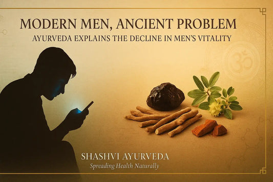 Discover how modern lifestyle affects men’s sexual health and how Ayurveda explains the root causes. Learn natural ways to restore vitality, energy, and balance.