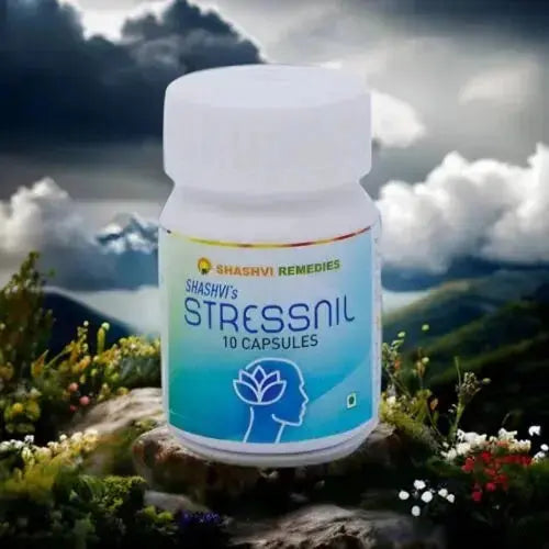 Reduce Stress and Improve Sleep with Shashvi Stressnil Capsules. - Shashvi Ayurveda