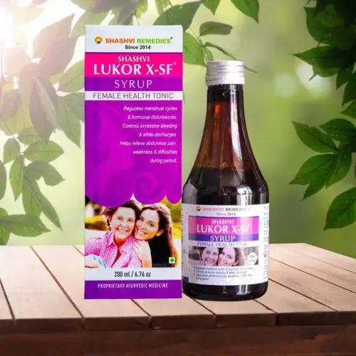 Shashvi Lukor X Syrup Sugar-Free: Your Natural Solution for Irregular Periods. - Shashvi Ayurveda