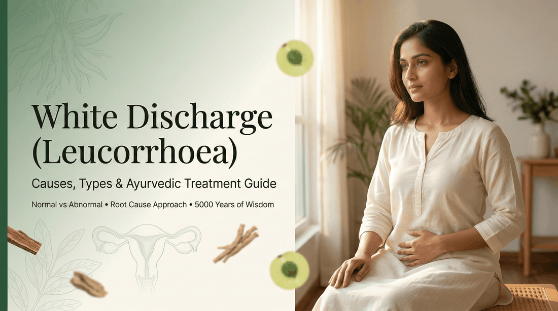 White Discharge (Leucorrhoea): Causes, Types & Complete Ayurvedic Treatment Guide for Indian Women [2026]