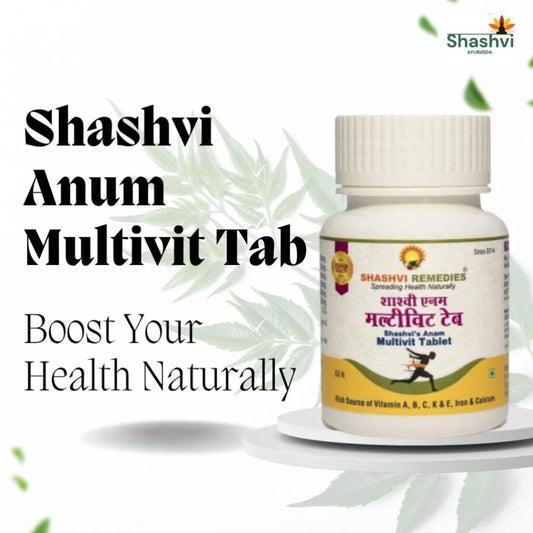 Unlock Your Full Potential with Shashvi Anum Multivit Tablets: Your Path to Vibrant Health.