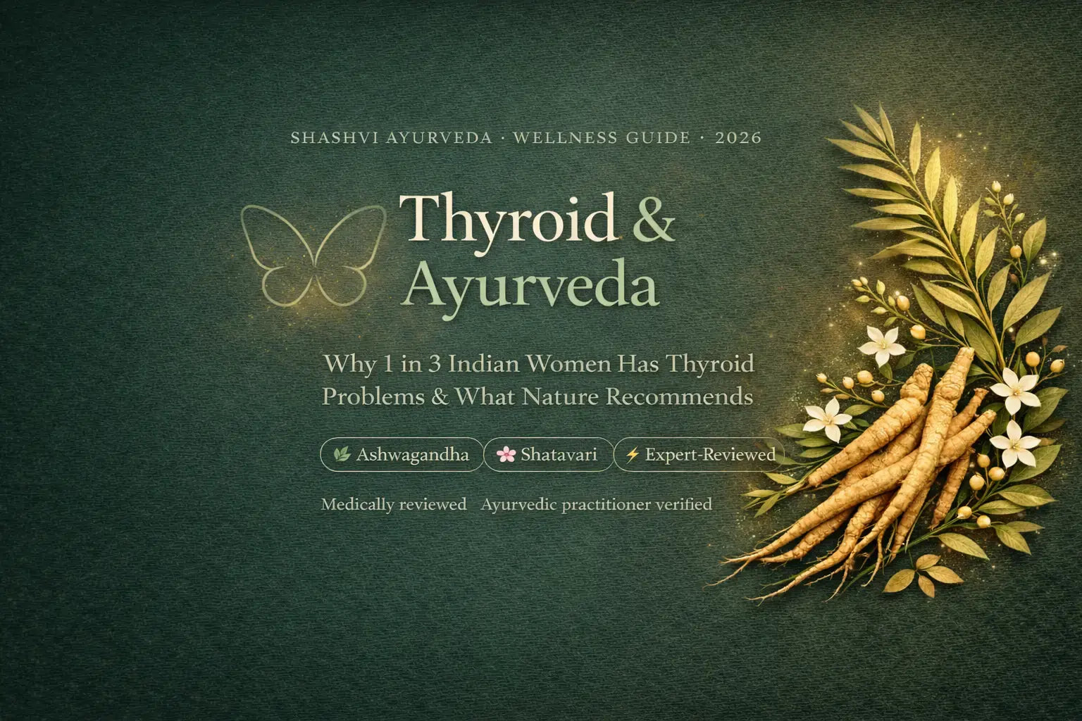 Thyroid in Indian Women: Causes, Ayurvedic Herbs & Natural Support (2026 Guide)