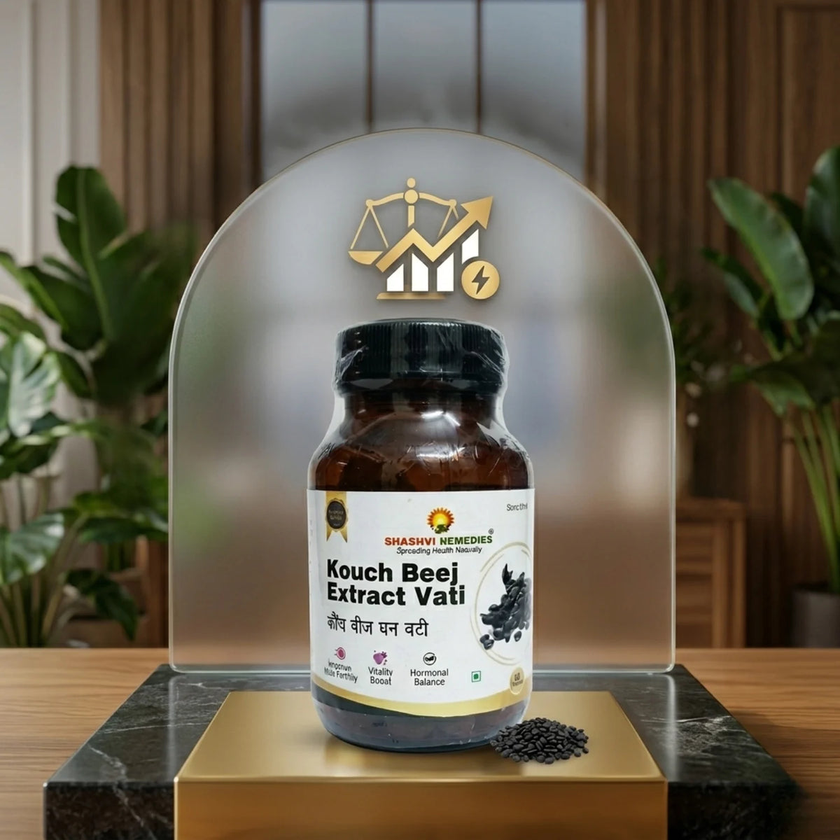 Kaunch beej - Shashvi Kaunch beej Ghanvati 250mg Natural  Booster — product information image 1