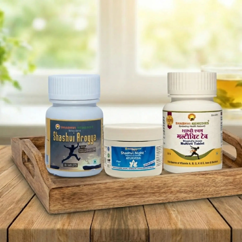 Family Health Shield | Ayurvedic Immunity, Energy & Sleep Kit