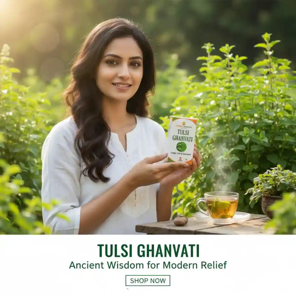 Shashvi Tulsi Ghanvati – Herbal Remedy for Immunity, Stress & Detox