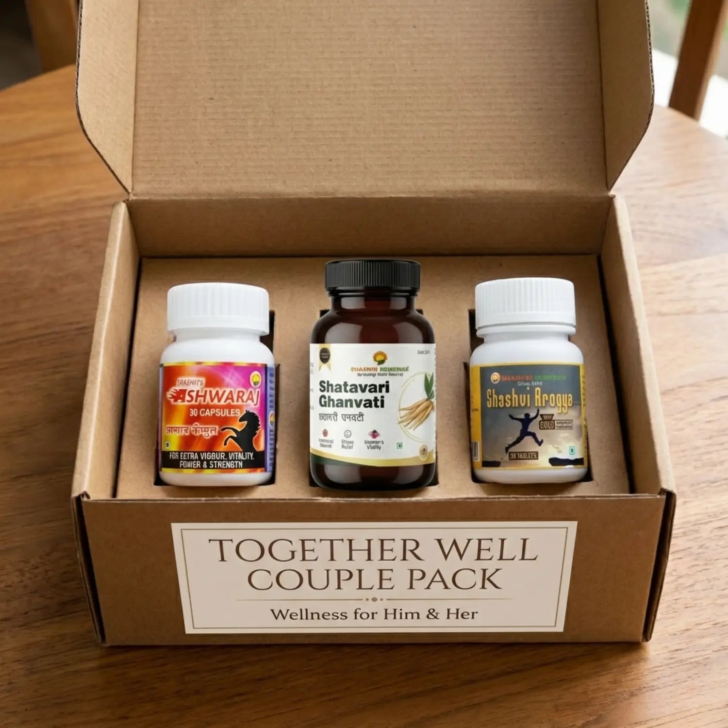 Together Well Couple Pack | Ayurvedic Wellness Bundle for Couples