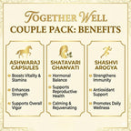 Together Well Couple Pack | Ayurvedic Wellness Bundle for Couples - Shashvi Ayurveda