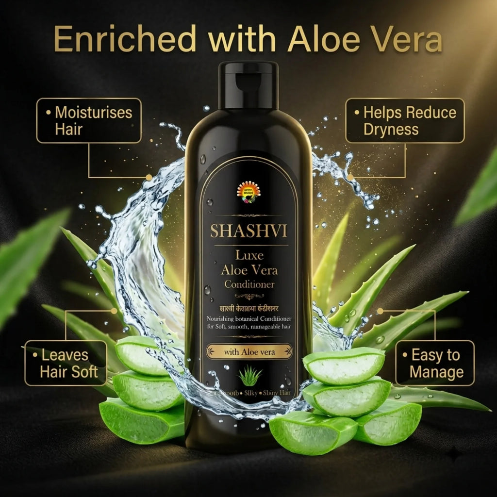 Shashvi Luxe Aloe Vera Hair Conditioner | Nourishing Conditioner for Soft, Smooth & Manageable Hair
