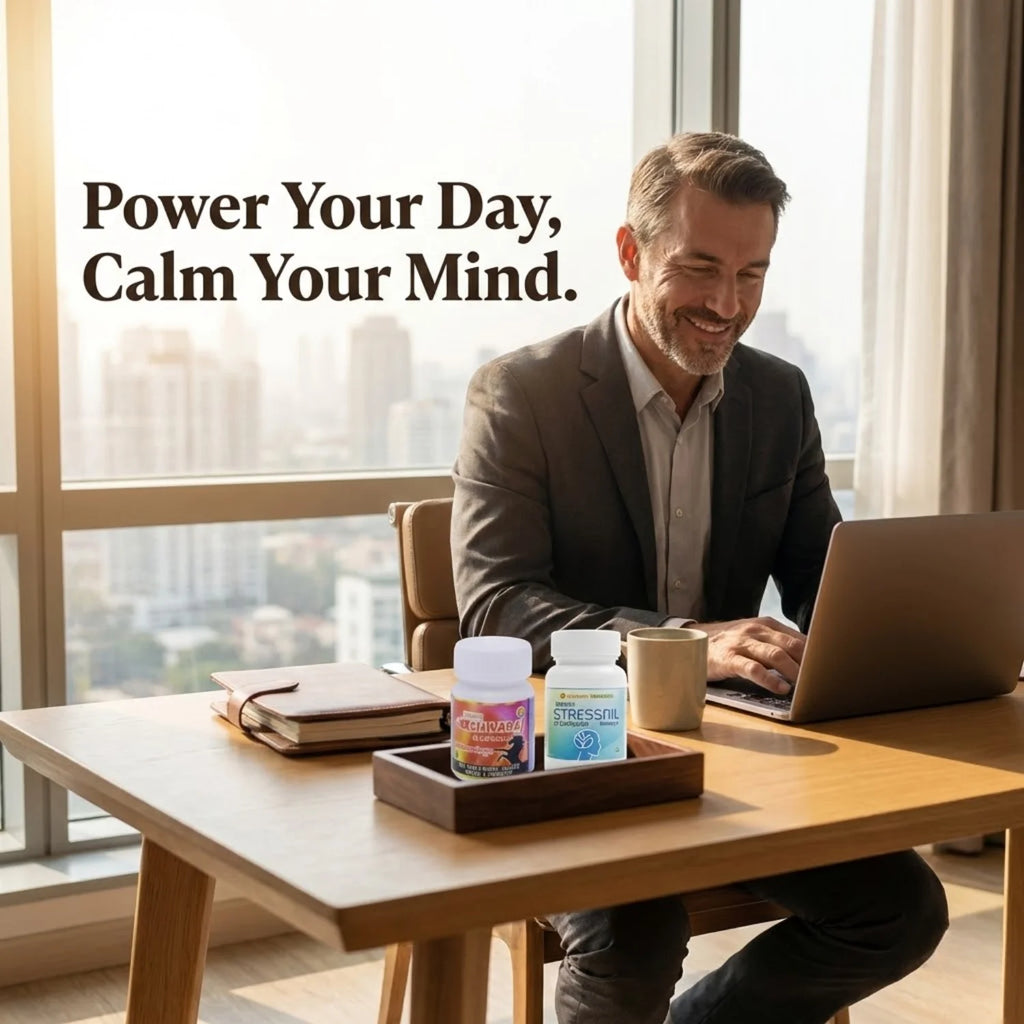 Shashvi Men's Power Pack | Ayurvedic Wellness Bundle for Men - Shashvi Ayurveda