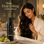Shashvi Luxe Hair Oil with Bhringraj & Amla | Ayurvedic Hair & Scalp Nourishing Oil