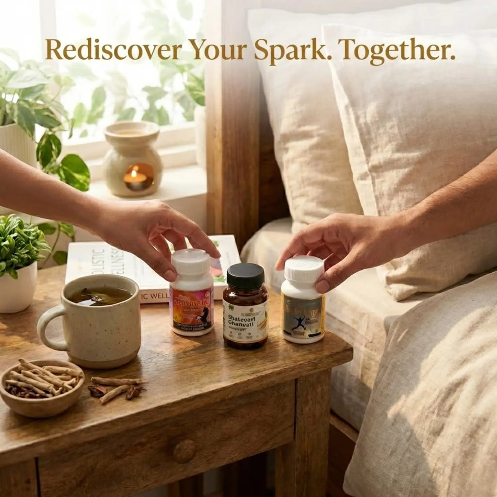 Together Well Couple Pack | Ayurvedic Wellness Bundle for Couples - Shashvi Ayurveda