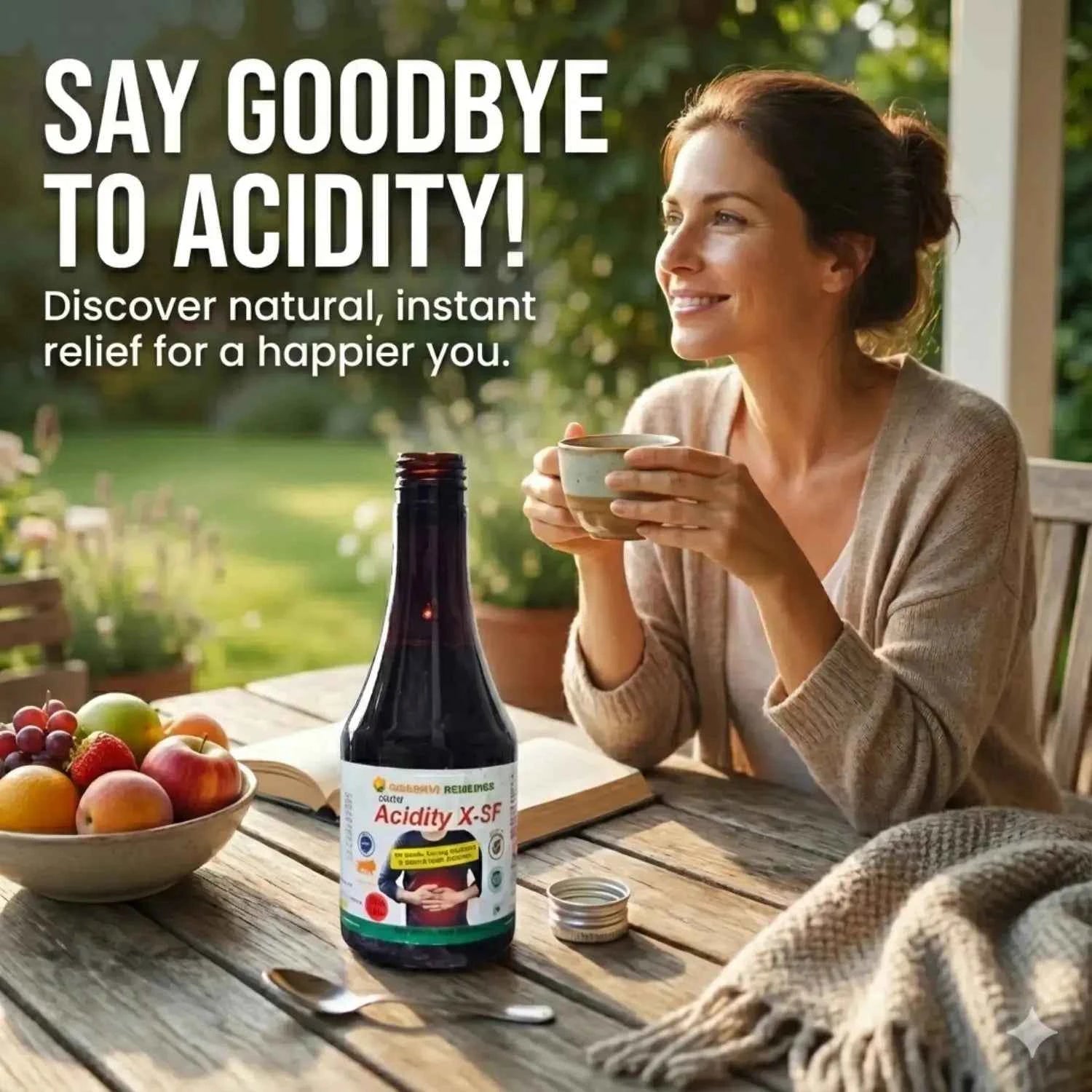 Shashvi Acidity X Syrup 200ml - Ayurvedic Acidity Relief (Sugar Free)