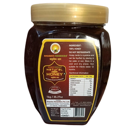 Shashvi Natural Raw Honey-Nature's Potent Remedy