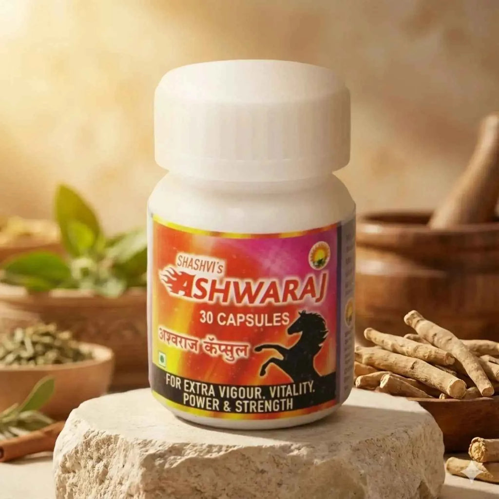 Shashvi Ashwaraj Capsules - Men's Vitality Support 30 Cap