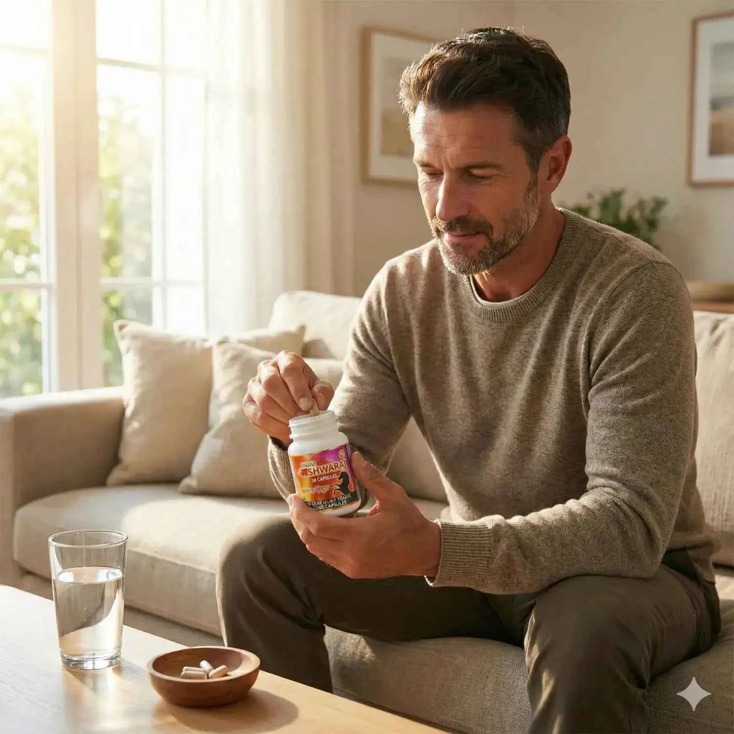 Shashvi Ashwaraj Capsules - Men's Vitality Support 30 Cap