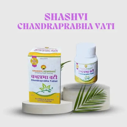 Shashvi Chandraprabha Vati – Ayurvedic herbal tablets for frequent urination, urinary health, and kidney support. Natural wellness solution