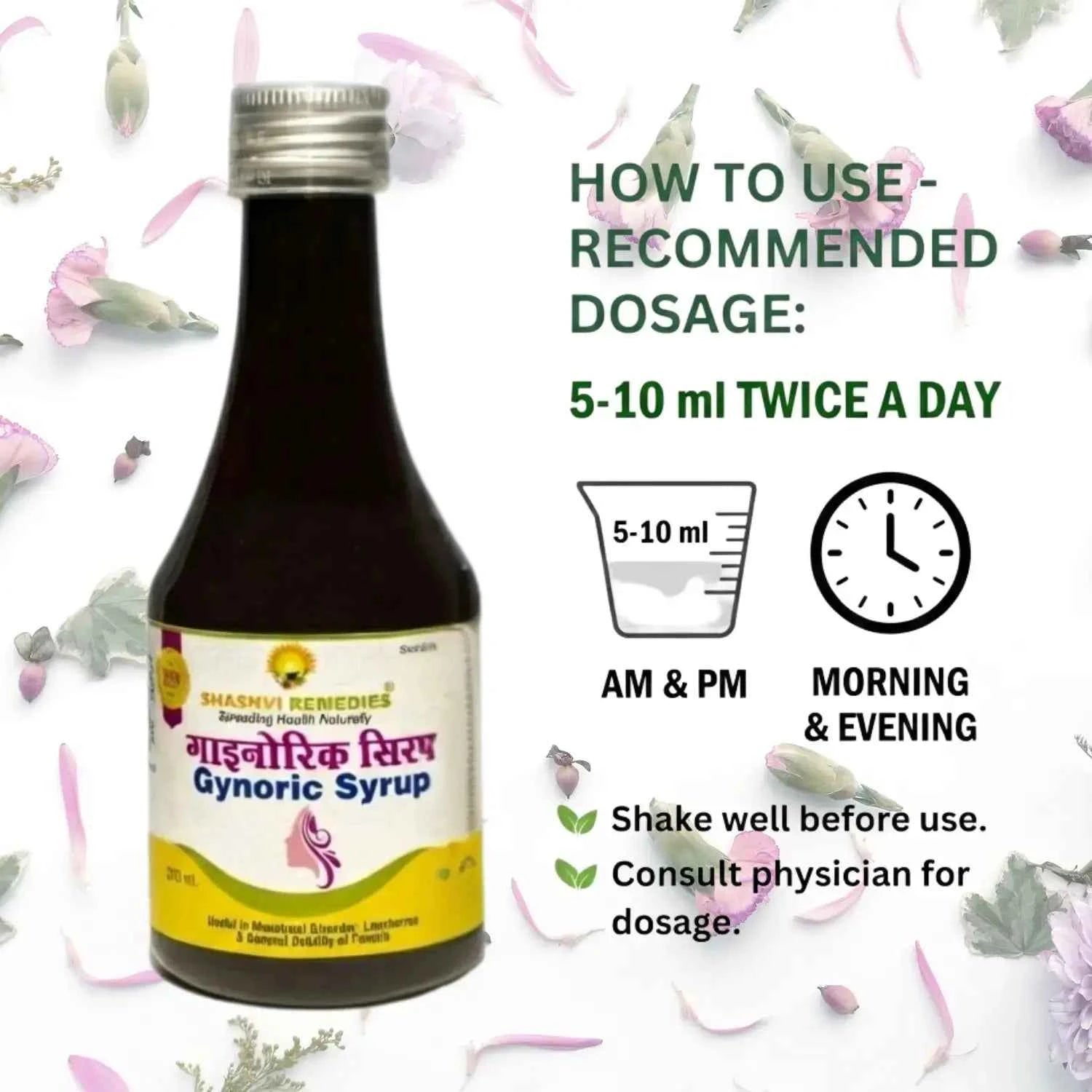 Shashvi Gynoric Syrup 200ml - Women Hormonal Balance