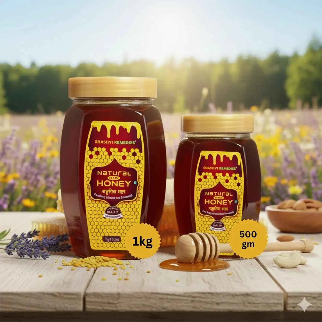 Shashvi Natural Raw Honey | Pure Forest Honey 500g