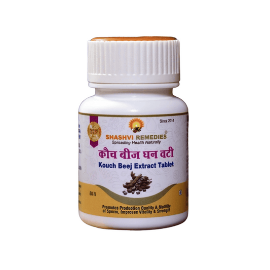 Shashvi Kaunch Beej Extract Tablets – Ayurvedic Vitality, Stamina & Wellness Booster for Men