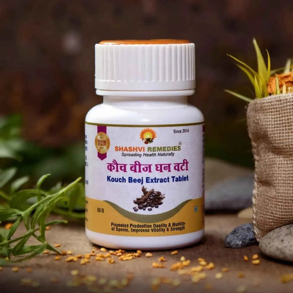 Shashvi Kaunch beej Ghanvati 250mg - Natural Vitality Booster