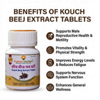 Shashvi Kaunch beej Ghanvati 250mg - Natural Vitality Booster