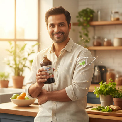 Ayurvedic daily liver care supplement for energy and healthy digestion. Natural Ayurvedic liver syrup for detox and digestion from Shashvi Ayurveda