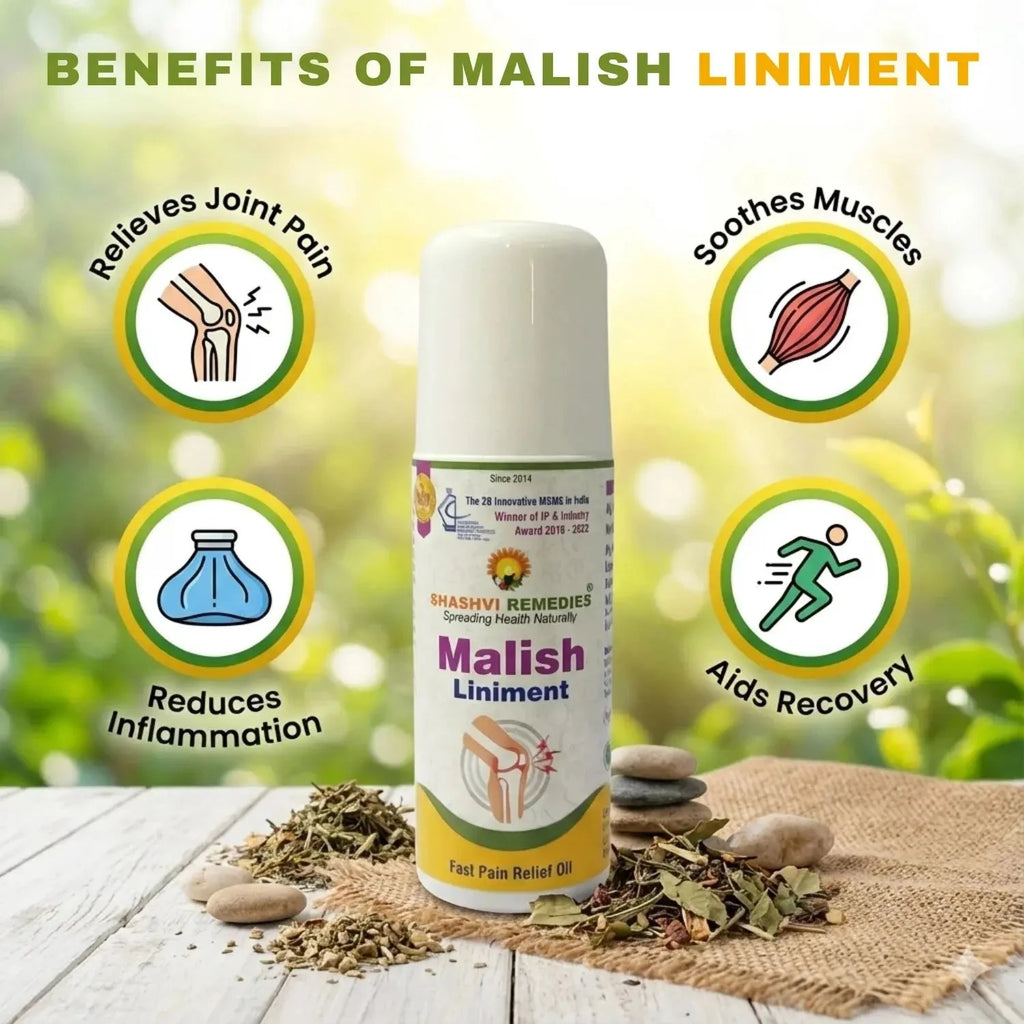 Shashvi Malish Pain Relief Roll On 50ml | Ayurvedic Oil