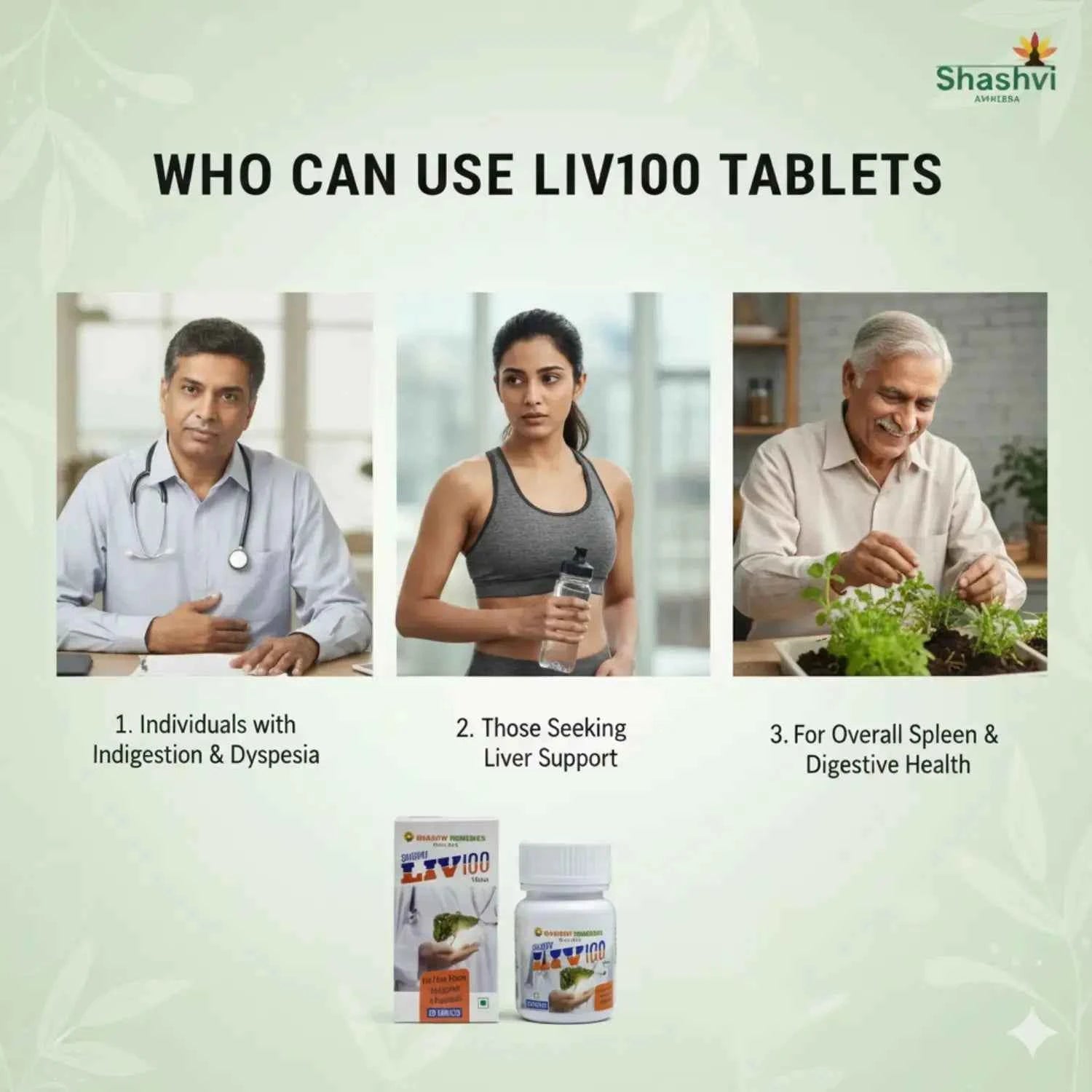 Shashvi Liv-100 Tablets – Liver Health Support – 60N