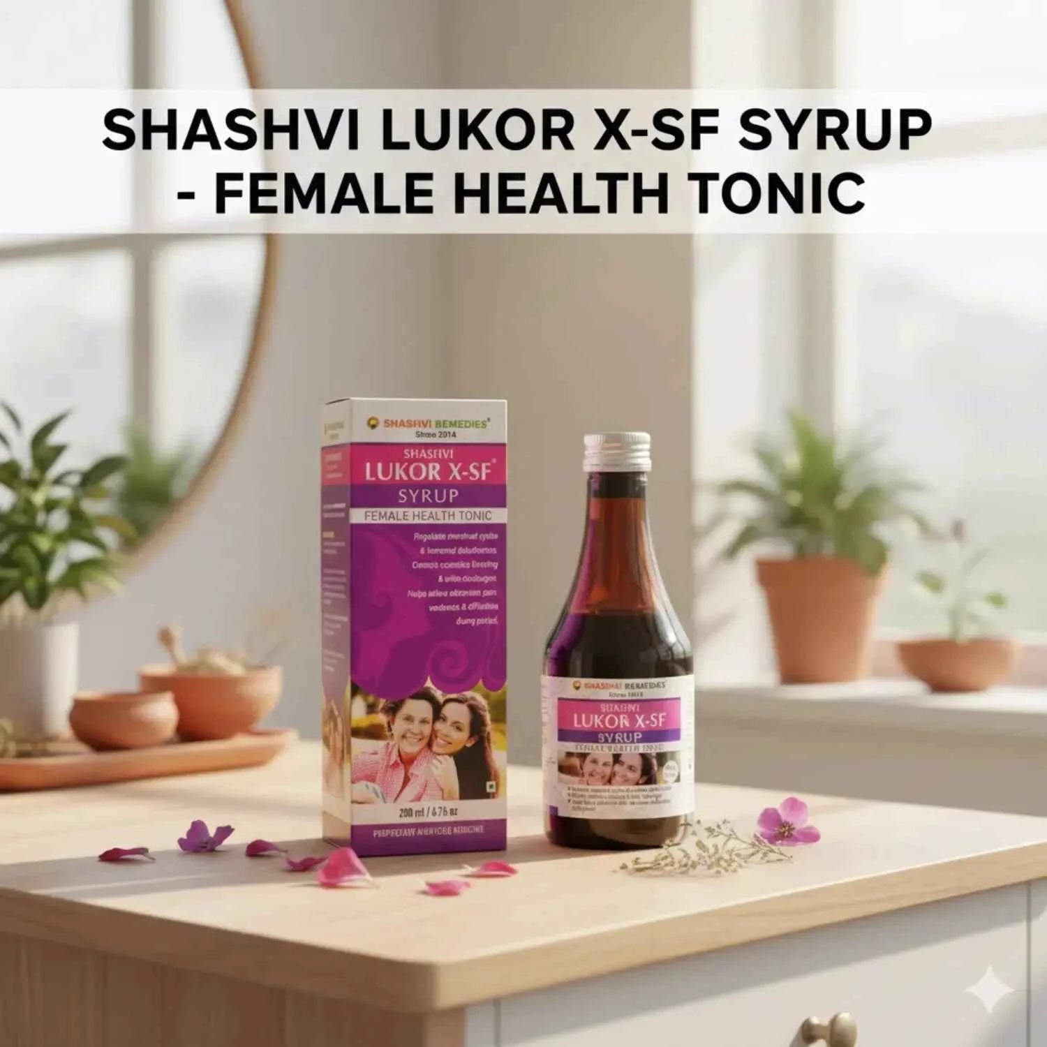 Shashvi Lukor-X Sugar-Free Syrup | Women's Wellness 200ml