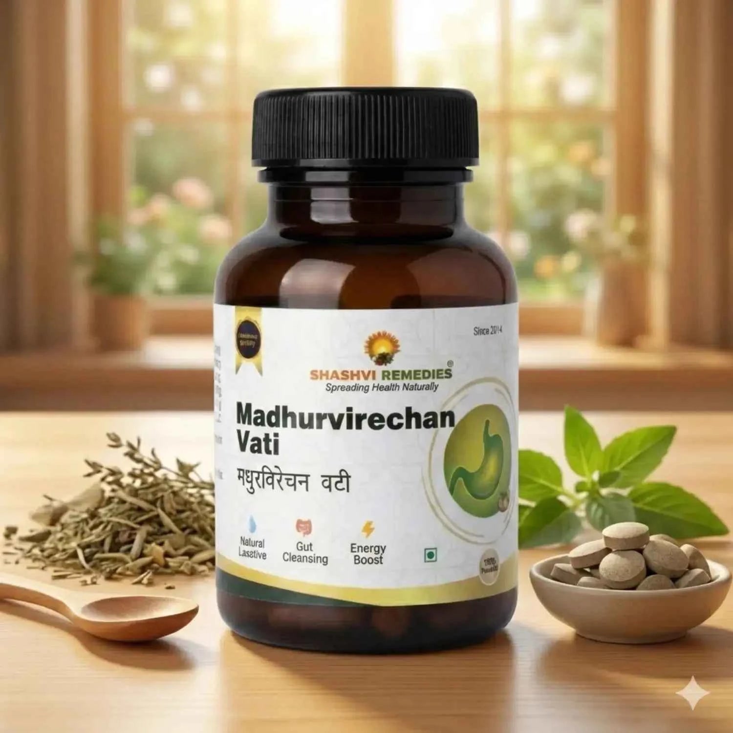 Madhur Virechan Tablets | Natural Ayurvedic Laxative 90 Tab