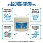 Shashvi Night Ointment - Ayurvedic Sleep & Stress Balm 50g