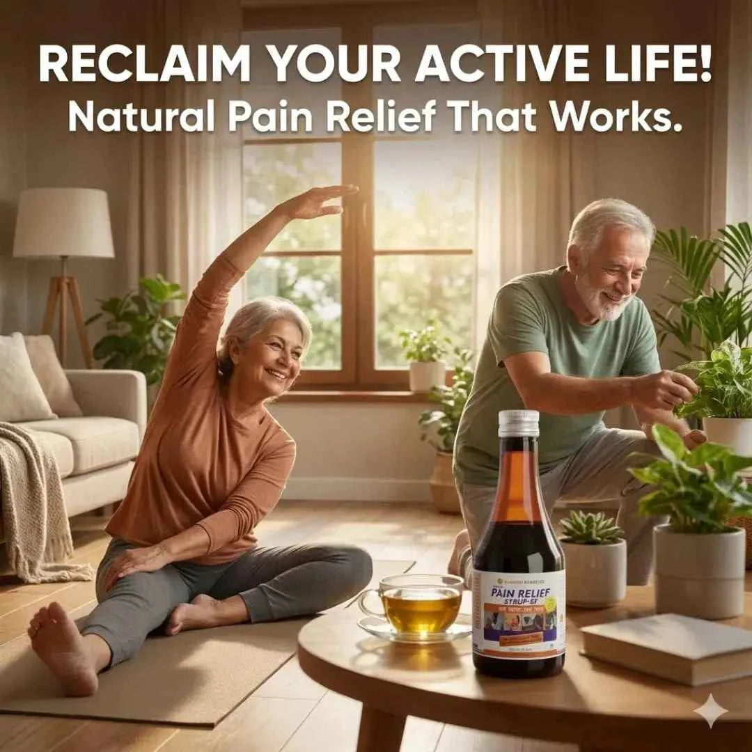 Shashvi Pain Relief Syrup – Herbal Body Pain Relief – 200ml