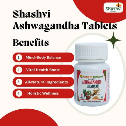 Buy Ashwagandha Tablets Online for Anxiety, Immunity & Vitality Boost