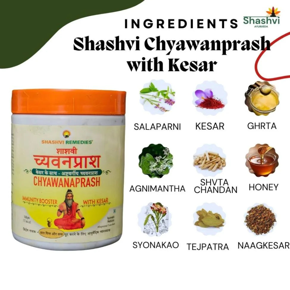 Shashvi Chyawanprash With Kesar- Sugar Free
